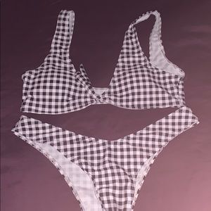 5 for $25 bikinis gingham bikini